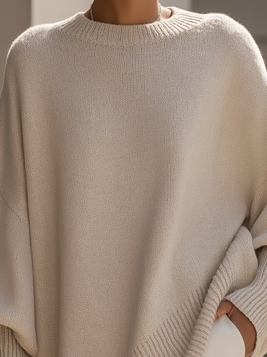 Elena - Poncho oversize de elegancia natural