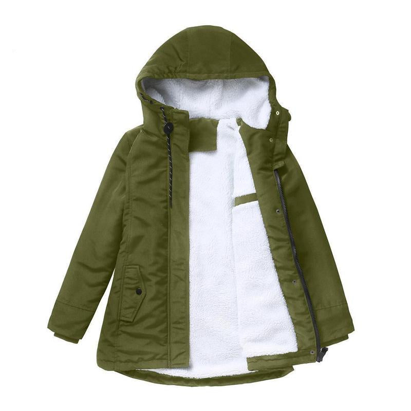 AMINA™ - Abrigo de invierno aislado con capucha y forro acolchado para un máximo confort térmico