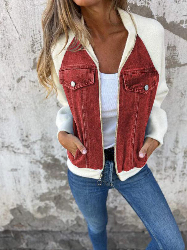 Madison™ – Chaqueta de algodón casual con cierre