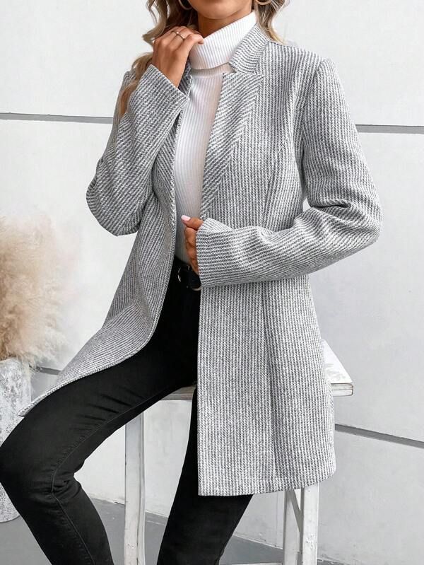 Tanja™ – Abrigo elegante de manga larga y sin cuello