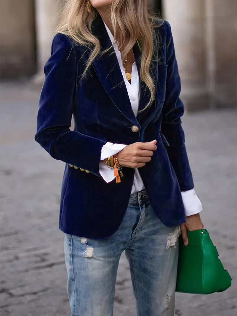 Julissa™ – Blazer elegante de terciopelo