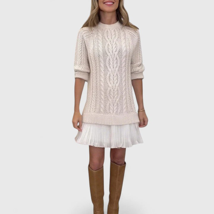 Ashly™ | Vestido de Punto Elegante