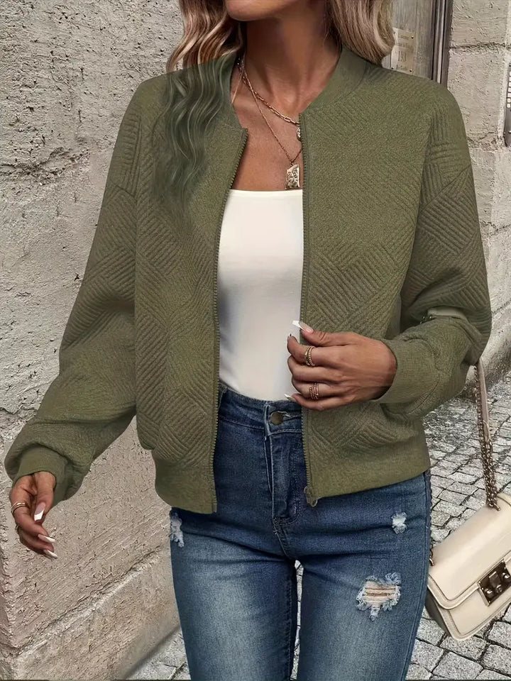Wilma™ - Abrigo casual con cierre