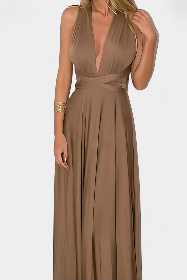 Josephine Vestido Envolvente Elegante y Ajustable