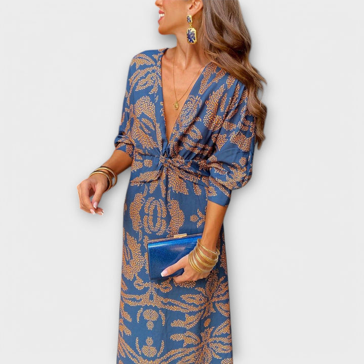 Oriana - Vestido elegante con mangas largas