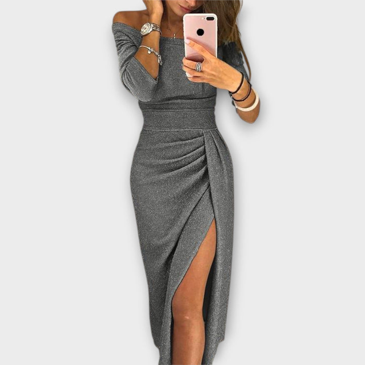 Lena - Vestido elegante sin hombros