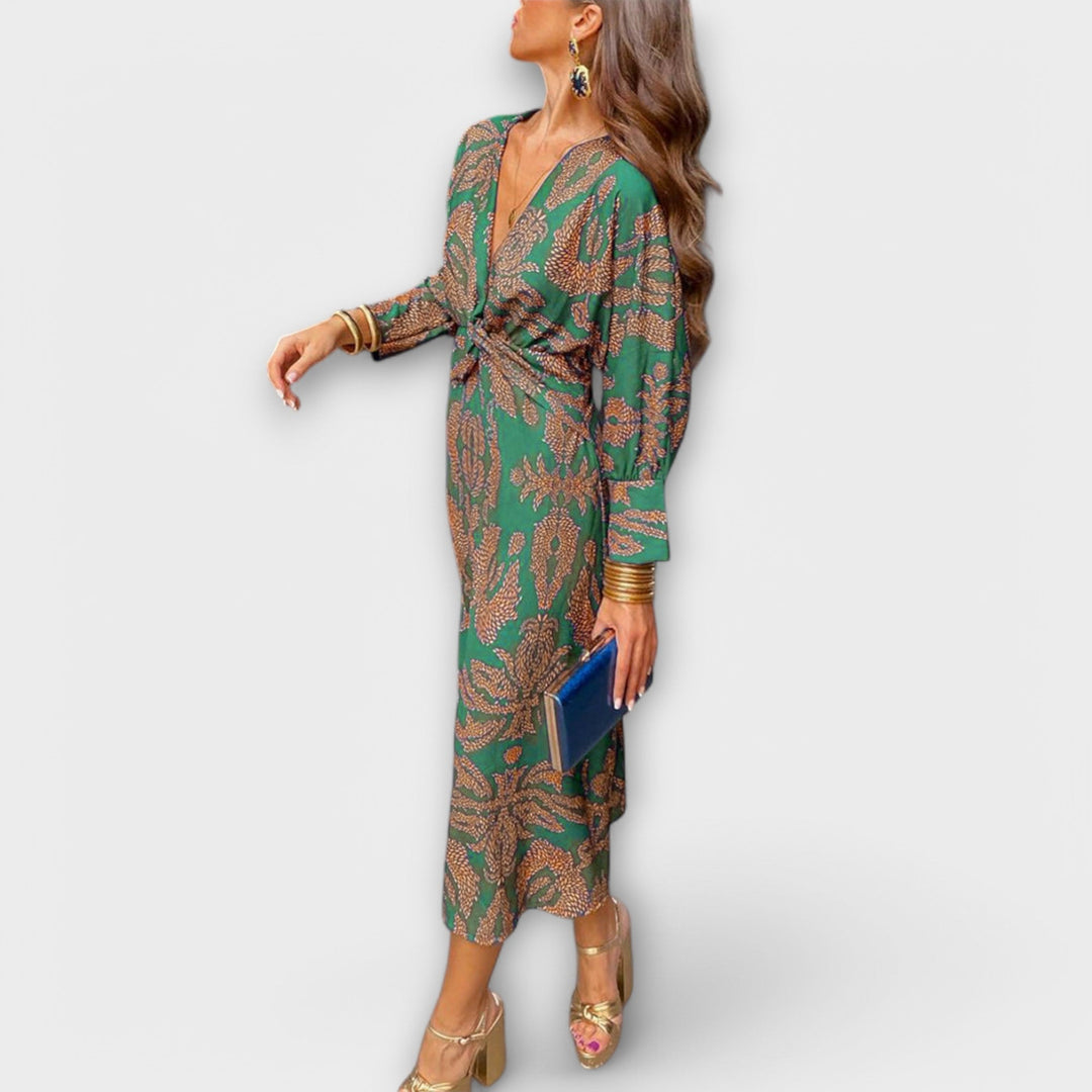 Oriana - Vestido elegante con mangas largas