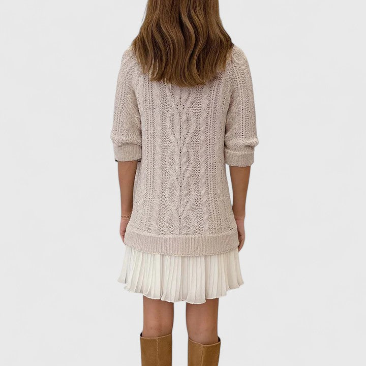 Ashly™ | Vestido de Punto Elegante