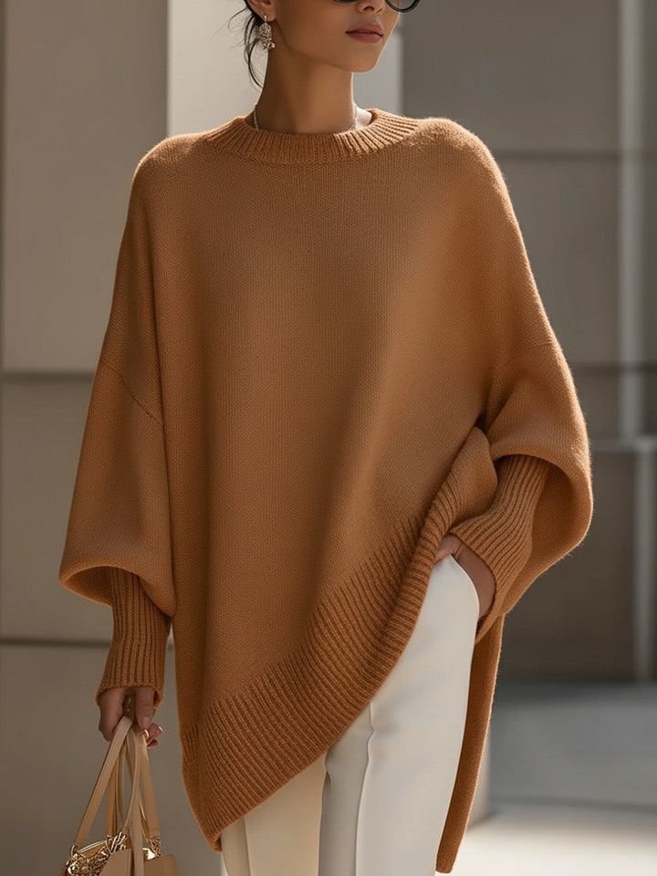 Elena - Poncho oversize de elegancia natural