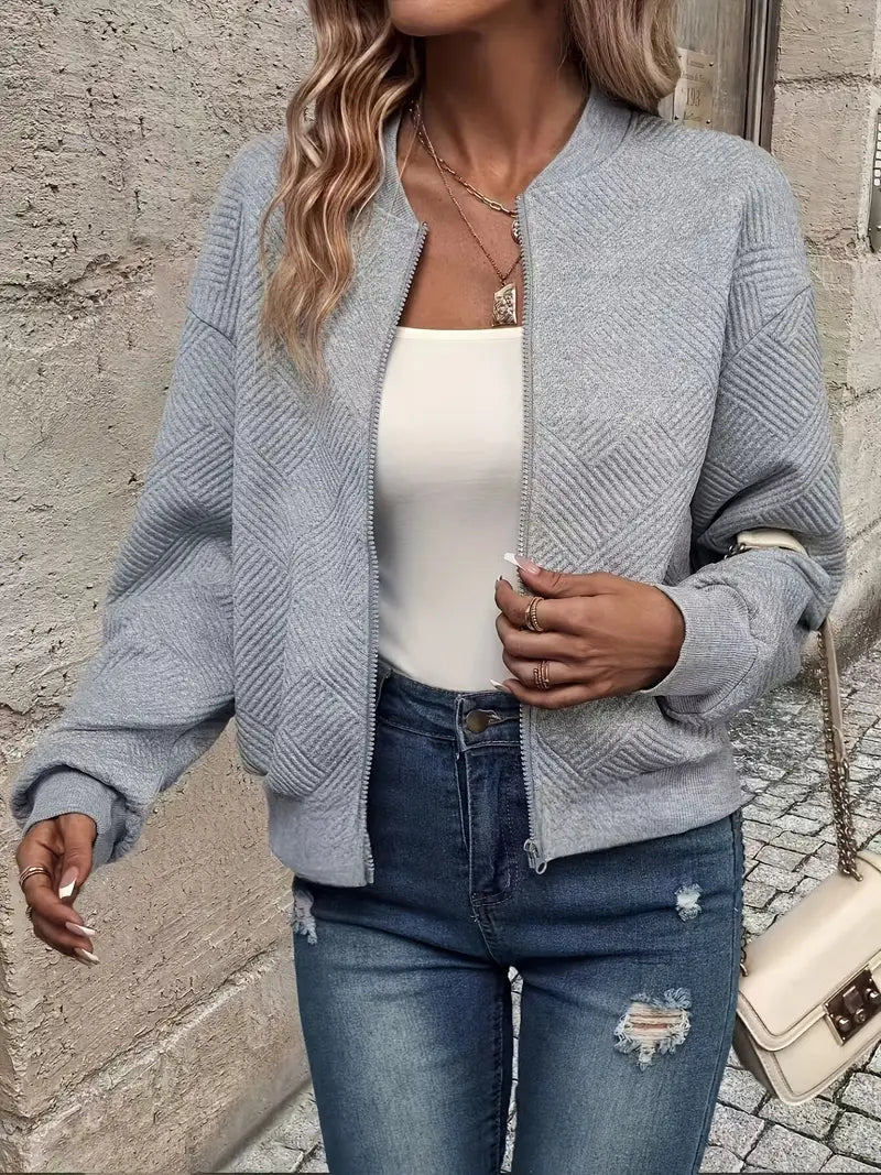 Wilma™ - Abrigo casual con cierre