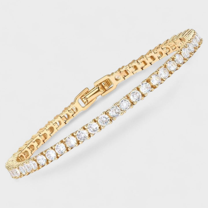 Liliana - Pulsera tipo tenis en oro blanco