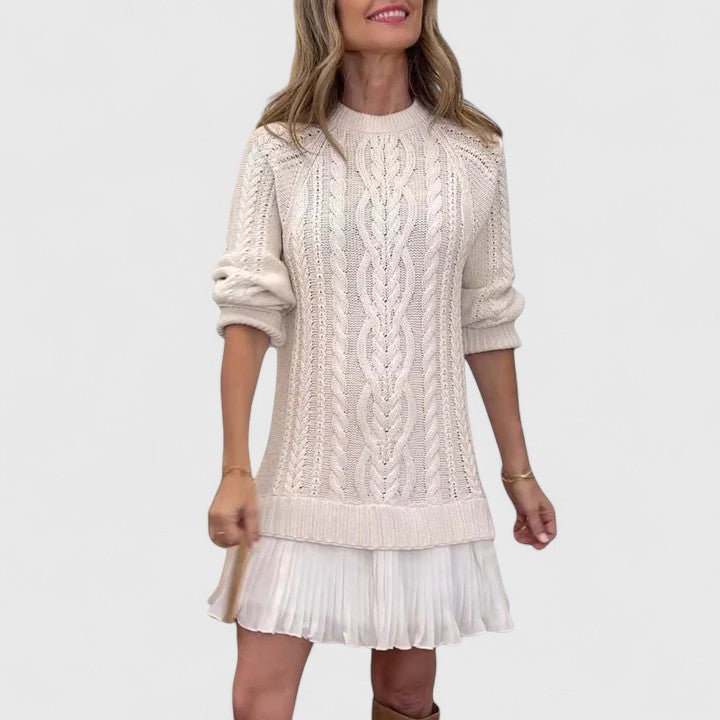 Ashly™ | Vestido de Punto Elegante