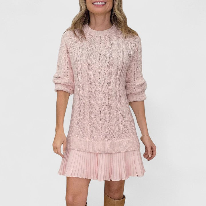 Ashly™ | Vestido de Punto Elegante