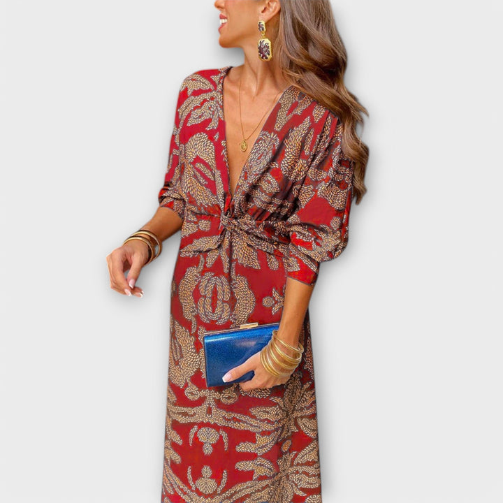 Oriana - Vestido elegante con mangas largas