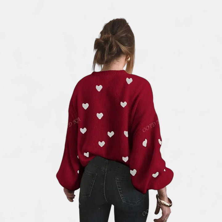 Isla™ | Jersey de Lana con Corazones