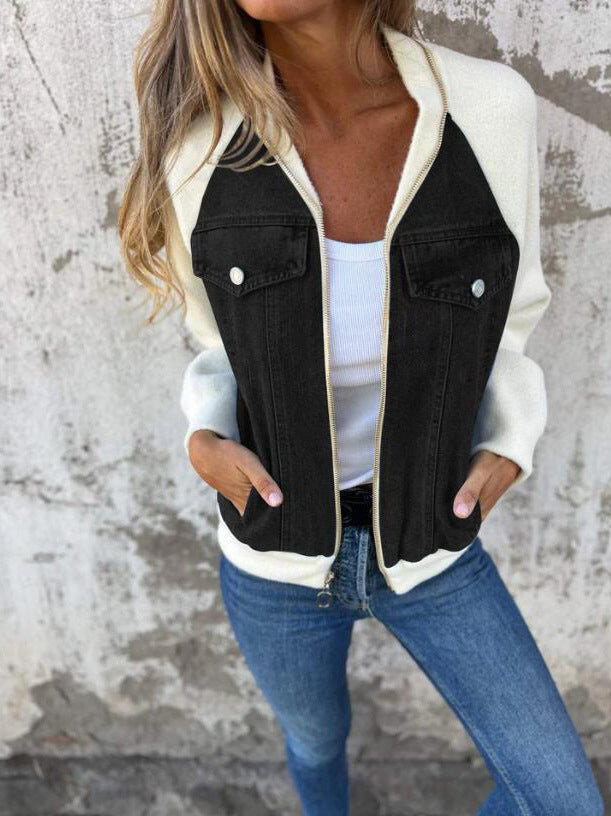 Madison™ – Chaqueta de algodón casual con cierre