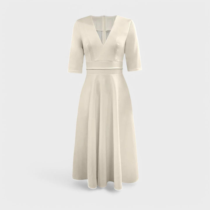 Helena - Vestido elegante con escote en V