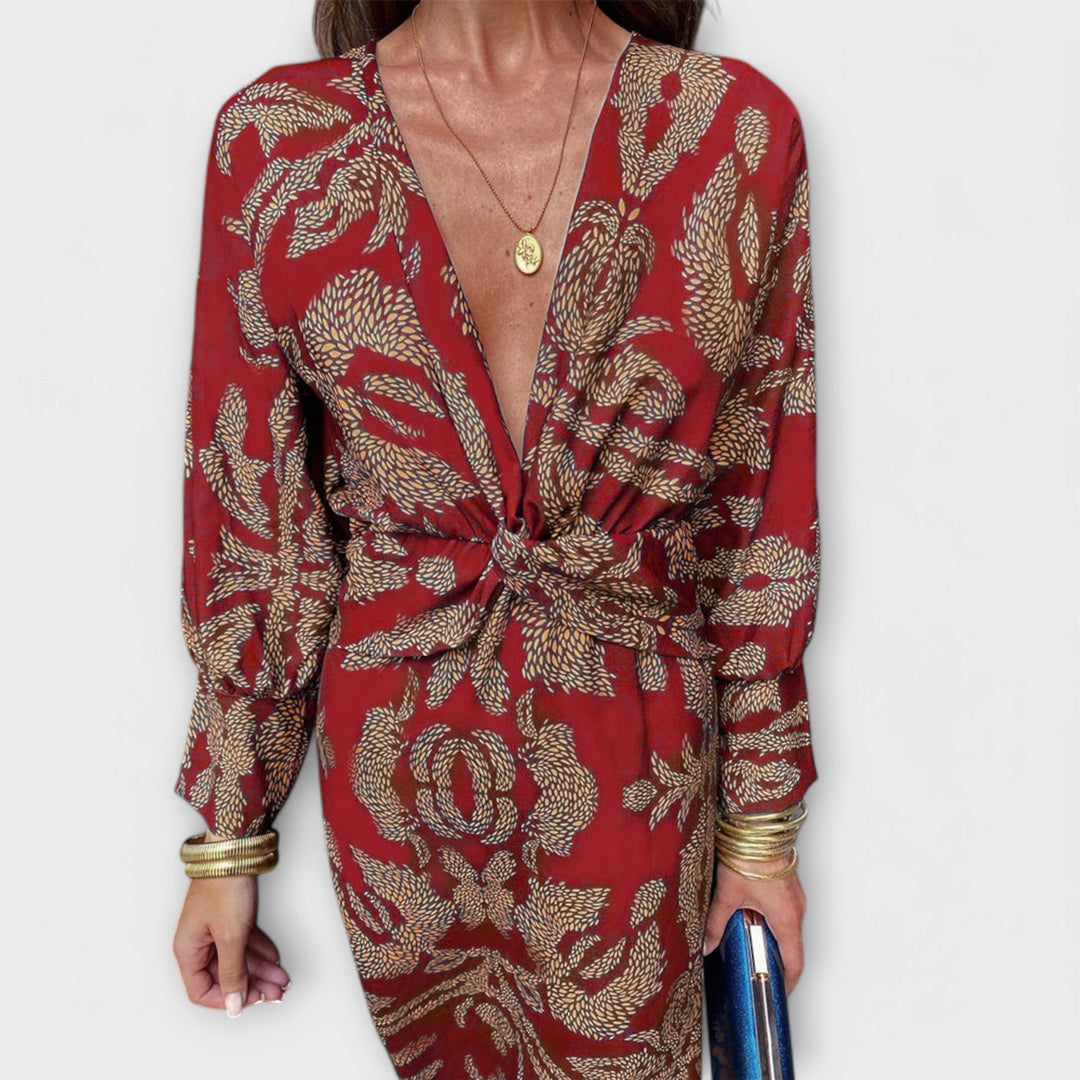Oriana - Vestido elegante con mangas largas