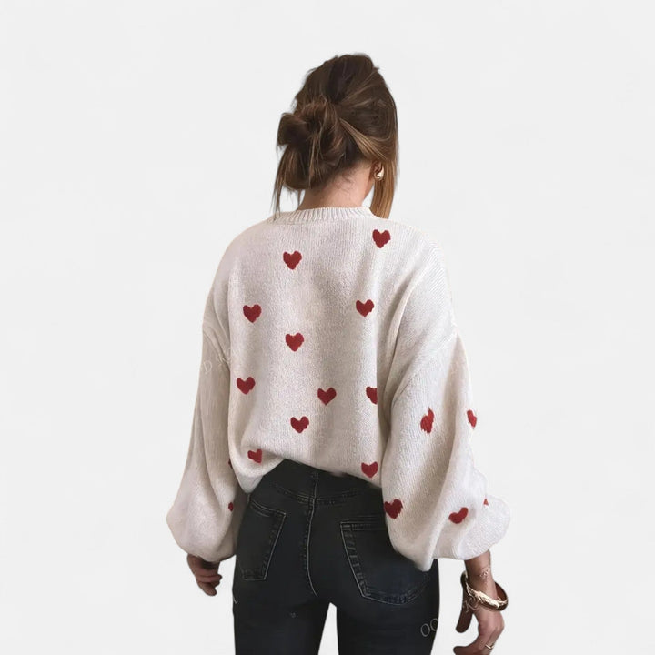 Isla™ | Jersey de Lana con Corazones