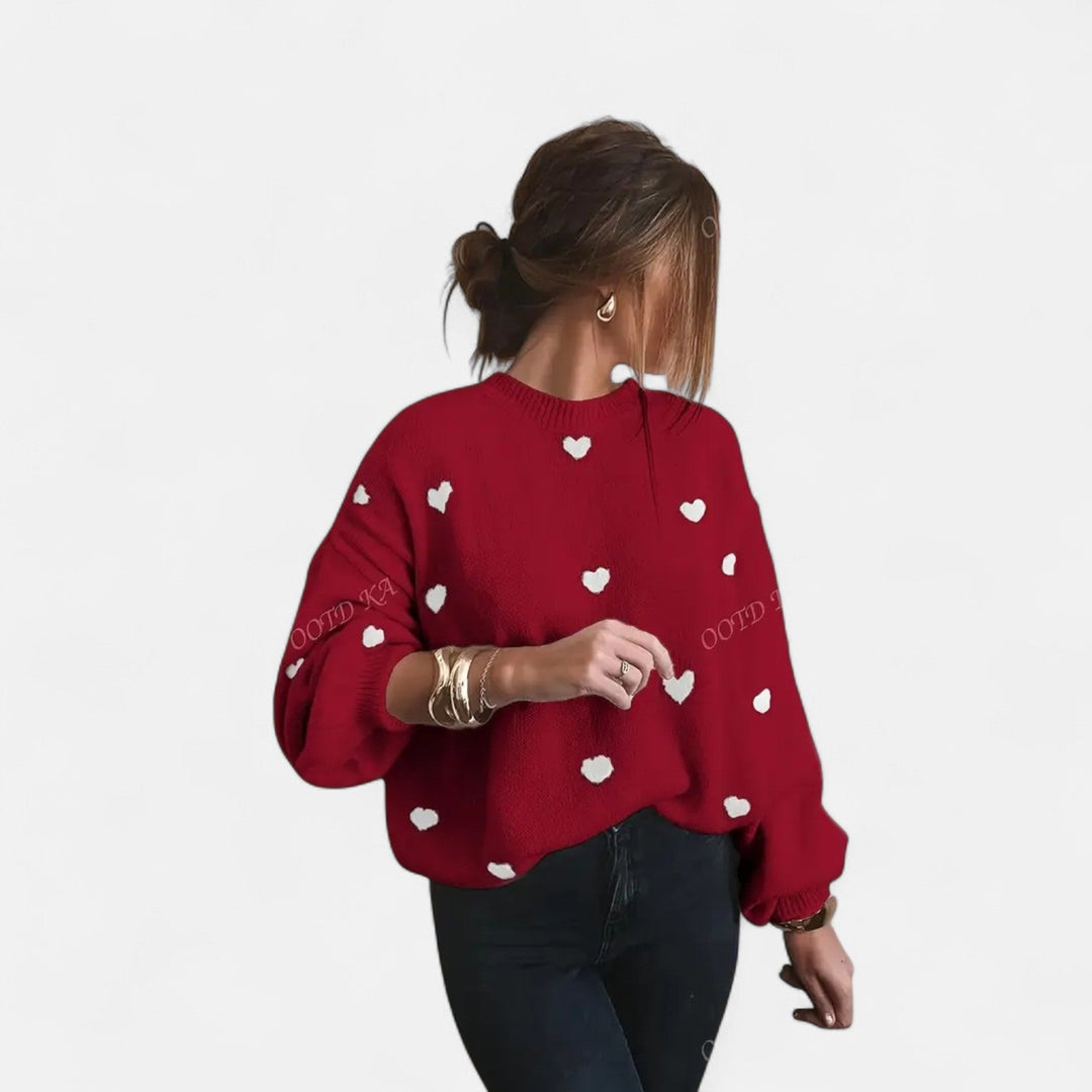 Isla™ | Jersey de Lana con Corazones