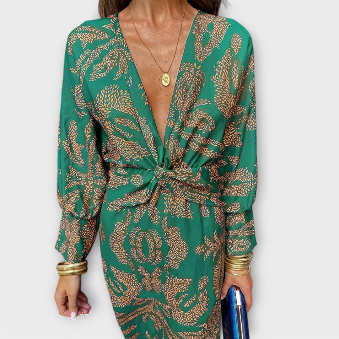 Oriana - Vestido elegante con mangas largas