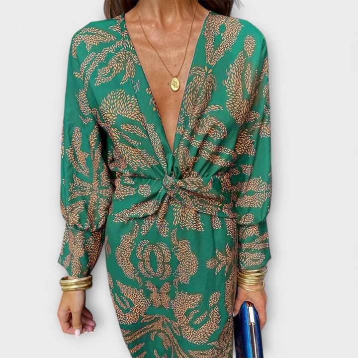 Oriana - Vestido elegante con mangas largas