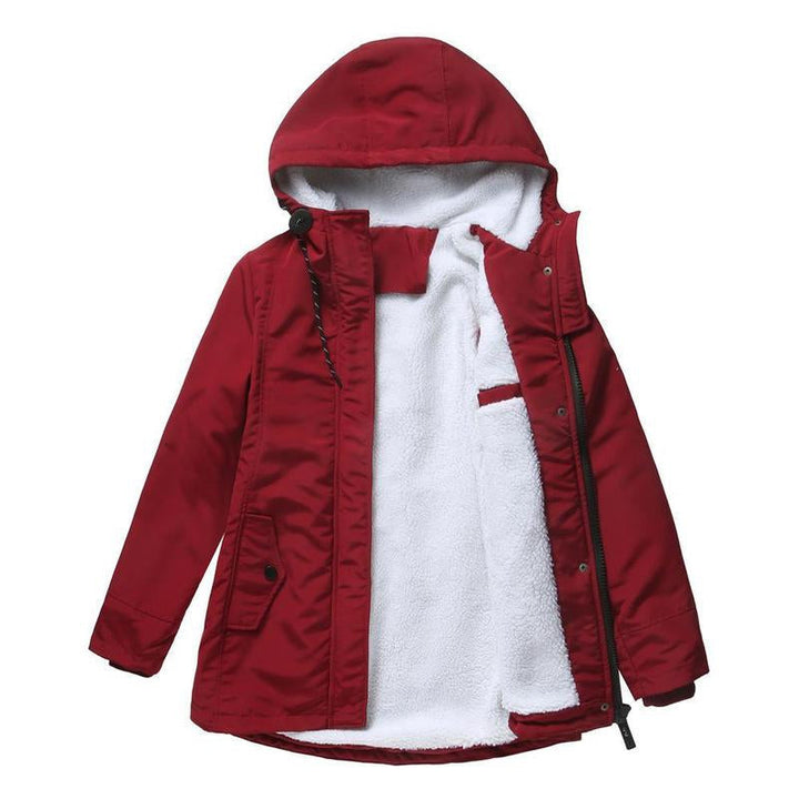 AMINA™ - Abrigo de invierno aislado con capucha y forro acolchado para un máximo confort térmico