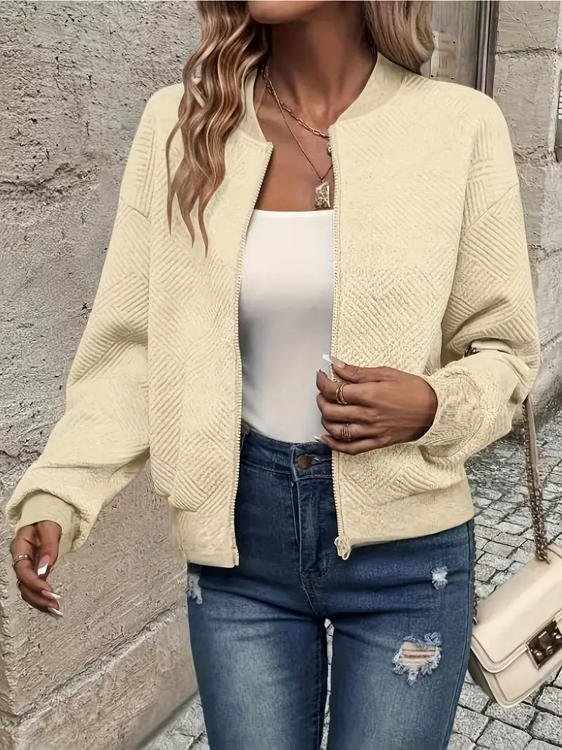 Wilma™ - Abrigo casual con cierre