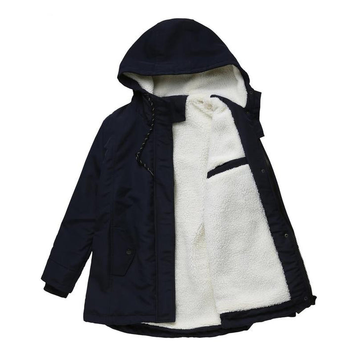 AMINA™ - Abrigo de invierno aislado con capucha y forro acolchado para un máximo confort térmico