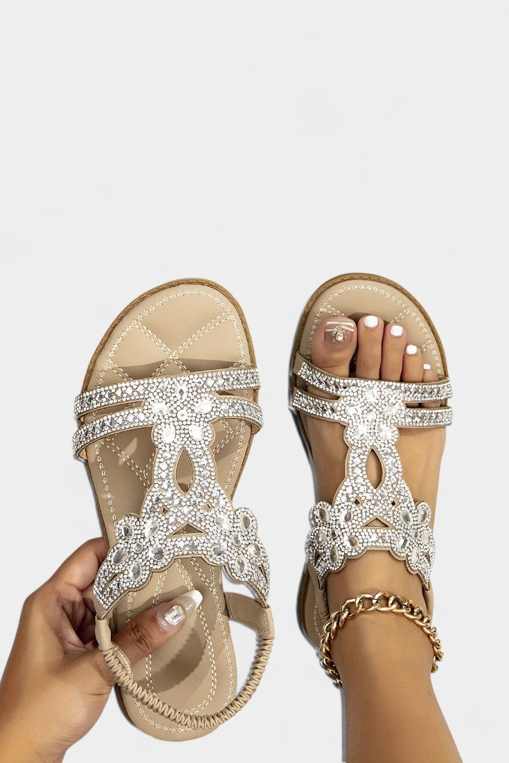 Alaya Sandalias Gladiadoras Embellecidas
