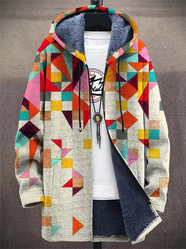 Aria | Chaqueta unisex con capucha inspirada en arte de lujo