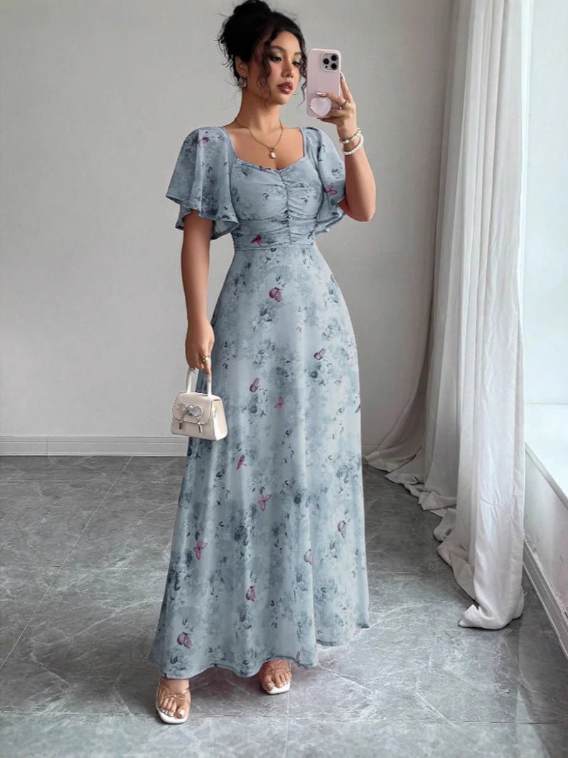 Vestido Maxi Floral de Verano Elegante