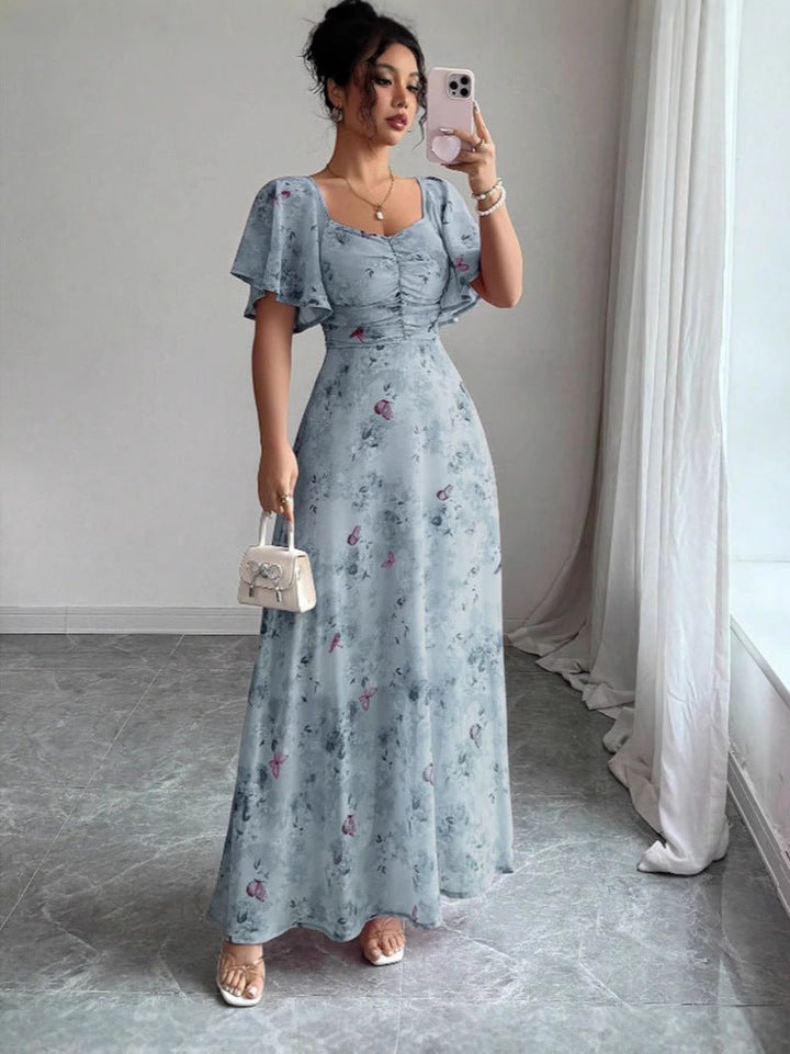 Vestido Maxi Floral de Verano Elegante