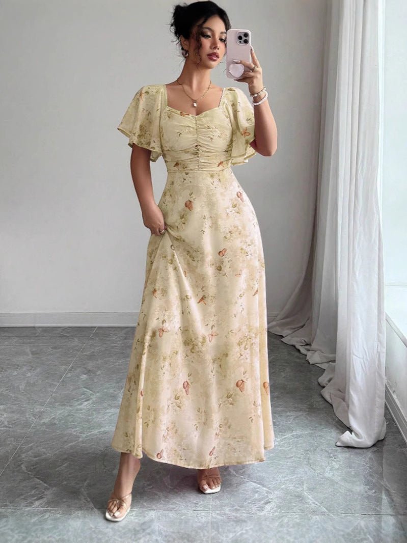 Vestido Maxi Floral de Verano Elegante