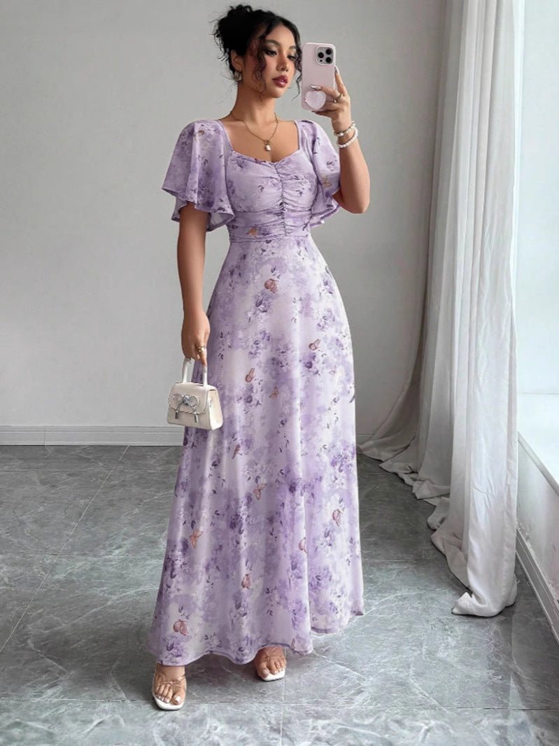 Vestido Maxi Floral de Verano Elegante