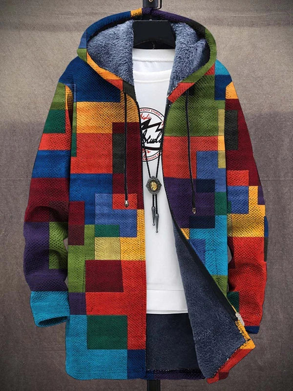 Diego | Chaqueta unisex con capucha inspirada en arte de lujo
