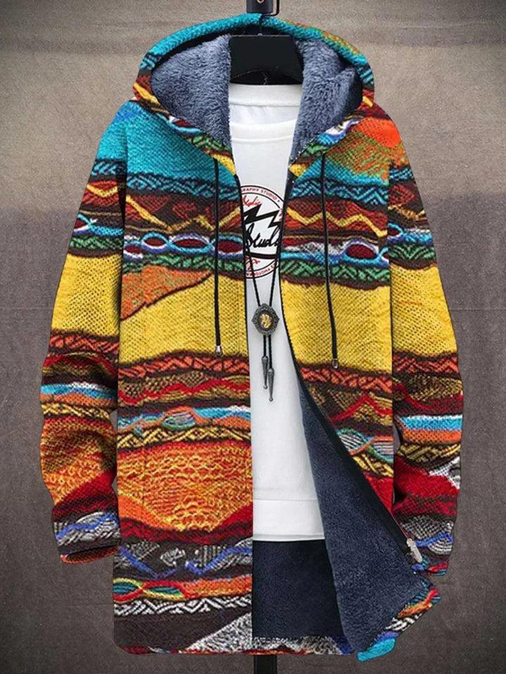 Diego | Chaqueta unisex con capucha inspirada en arte de lujo