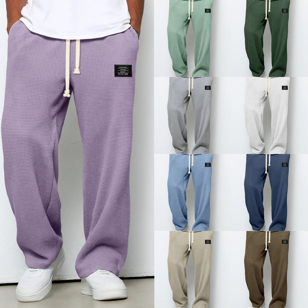 Nicolas | Pantalones de pierna ancha y cintura ajustable