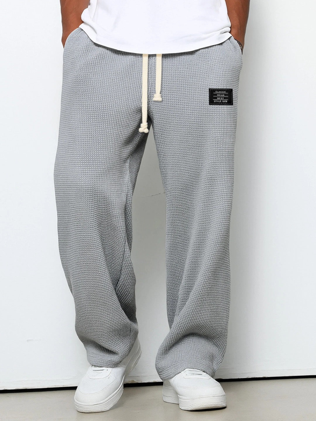Nicolas | Pantalones de pierna ancha y cintura ajustable