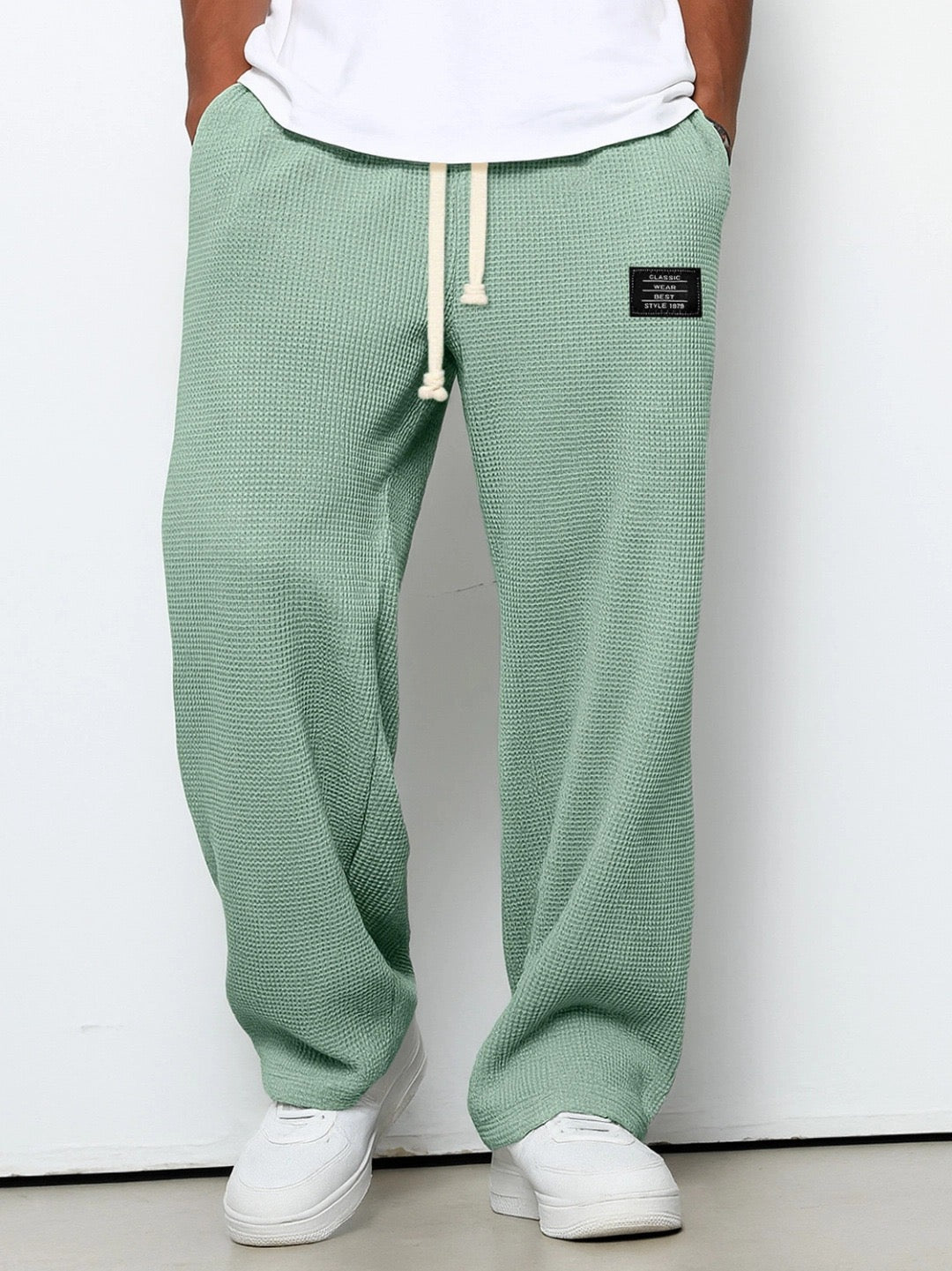 Nicolas | Pantalones de pierna ancha y cintura ajustable