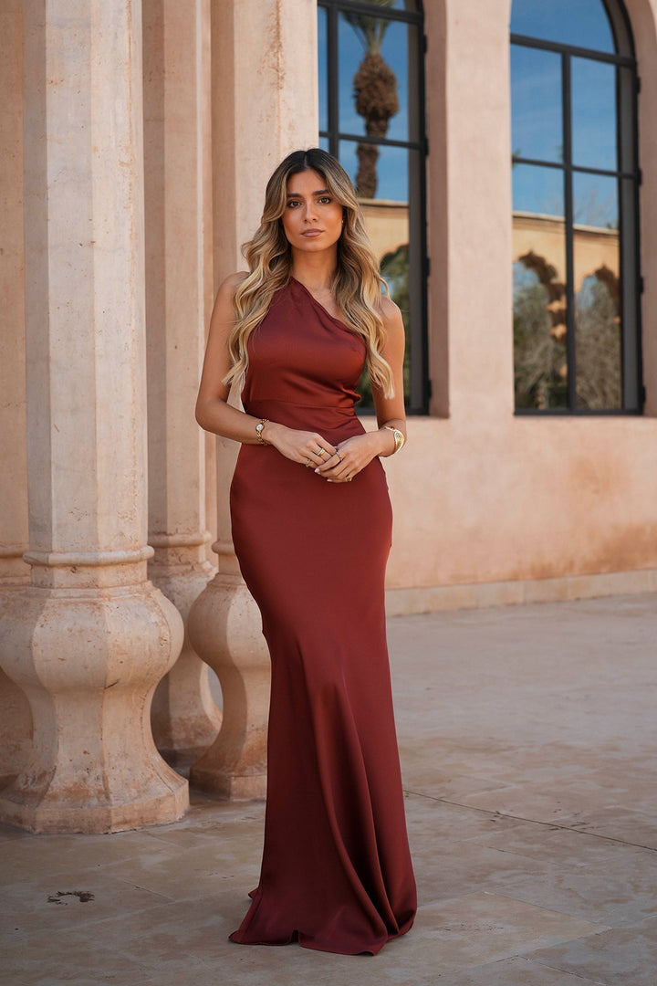 VESTIDO 'BRUNA' TERRACOTTA