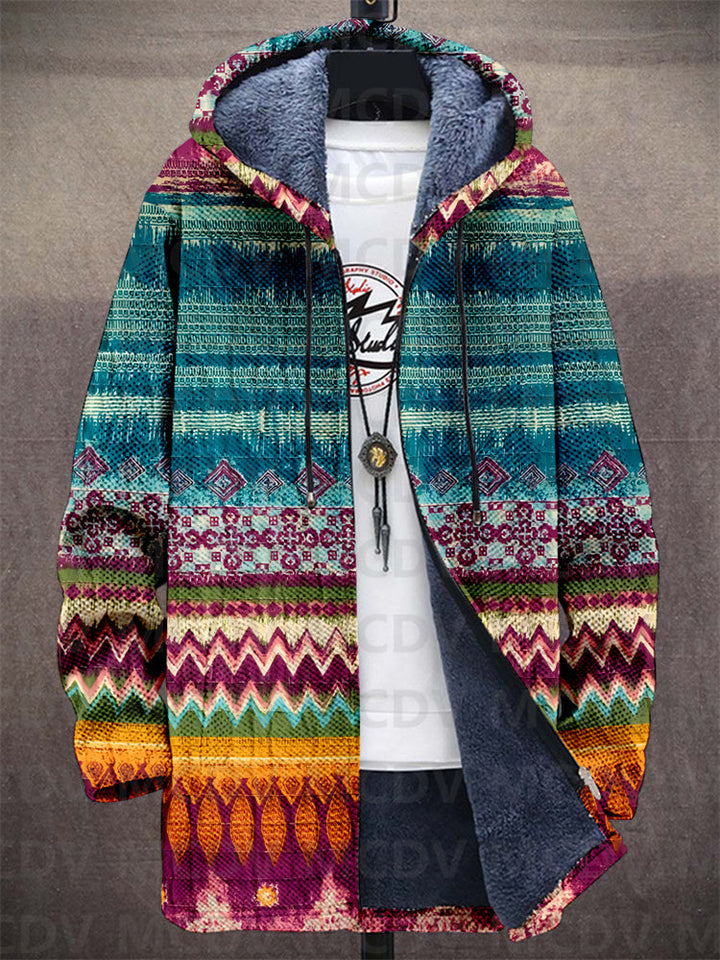Javier | Chaqueta unisex con capucha inspirada en arte de lujo