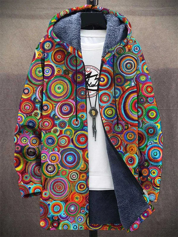 Karen | Chaqueta unisex con capucha inspirada en arte de lujo
