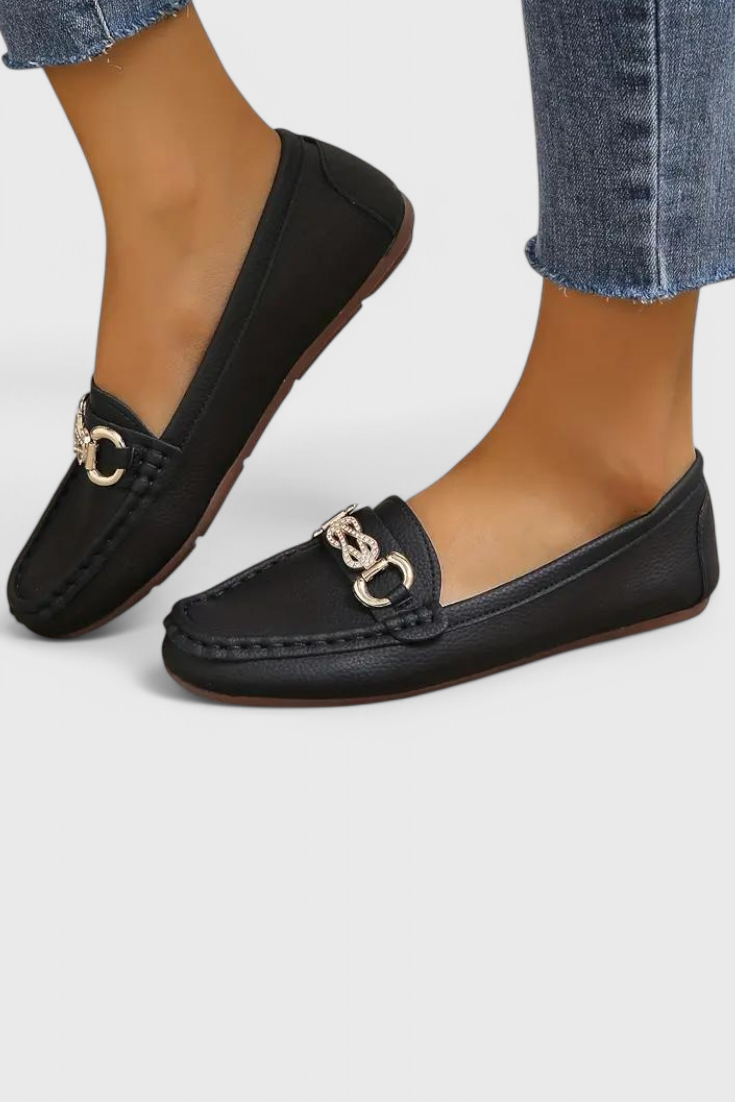 Odette Mocasines Clásicos de Cuero