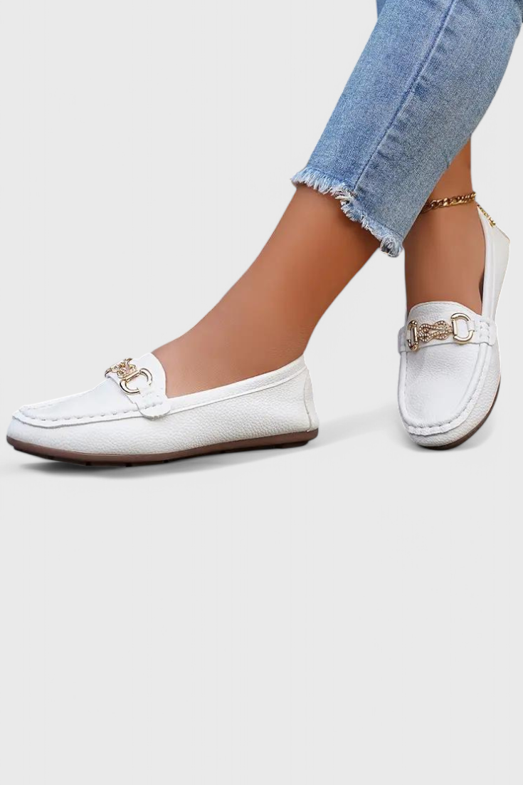 Odette Mocasines Clásicos de Cuero