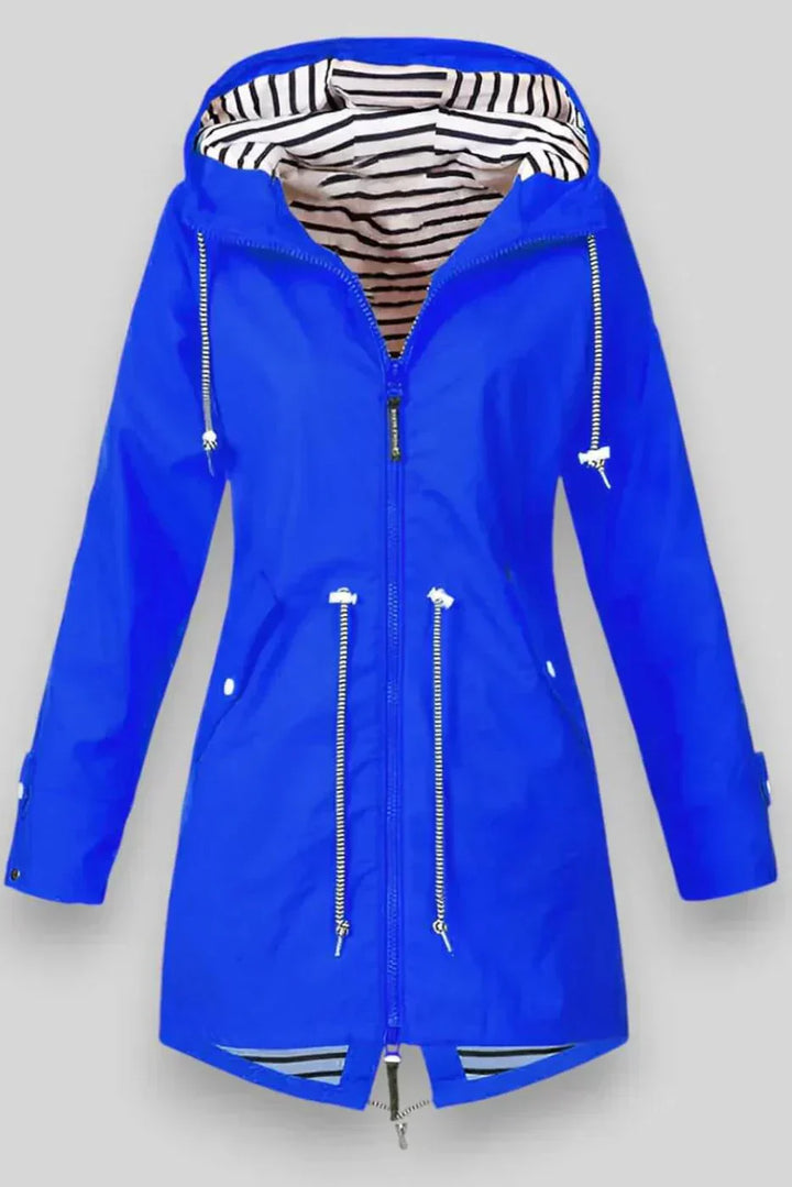 Chaqueta de Lluvia Impermeable Aria Estilosa para Uso Diario