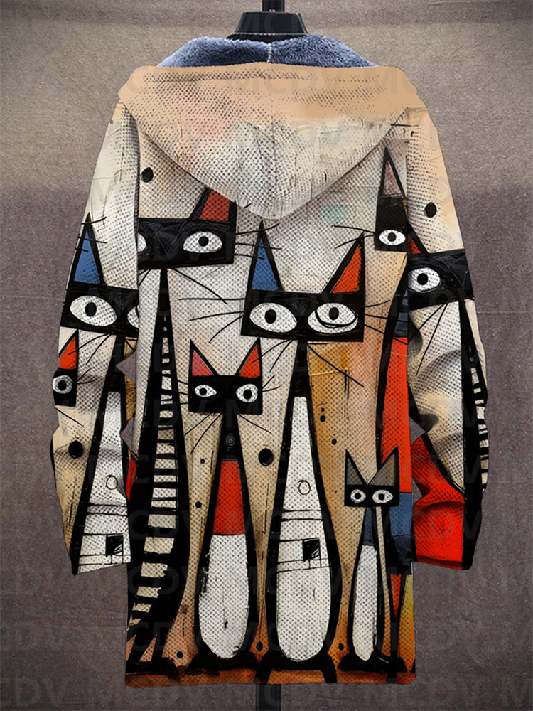 Lucas | Chaqueta unisex con capucha inspirada en arte de lujo