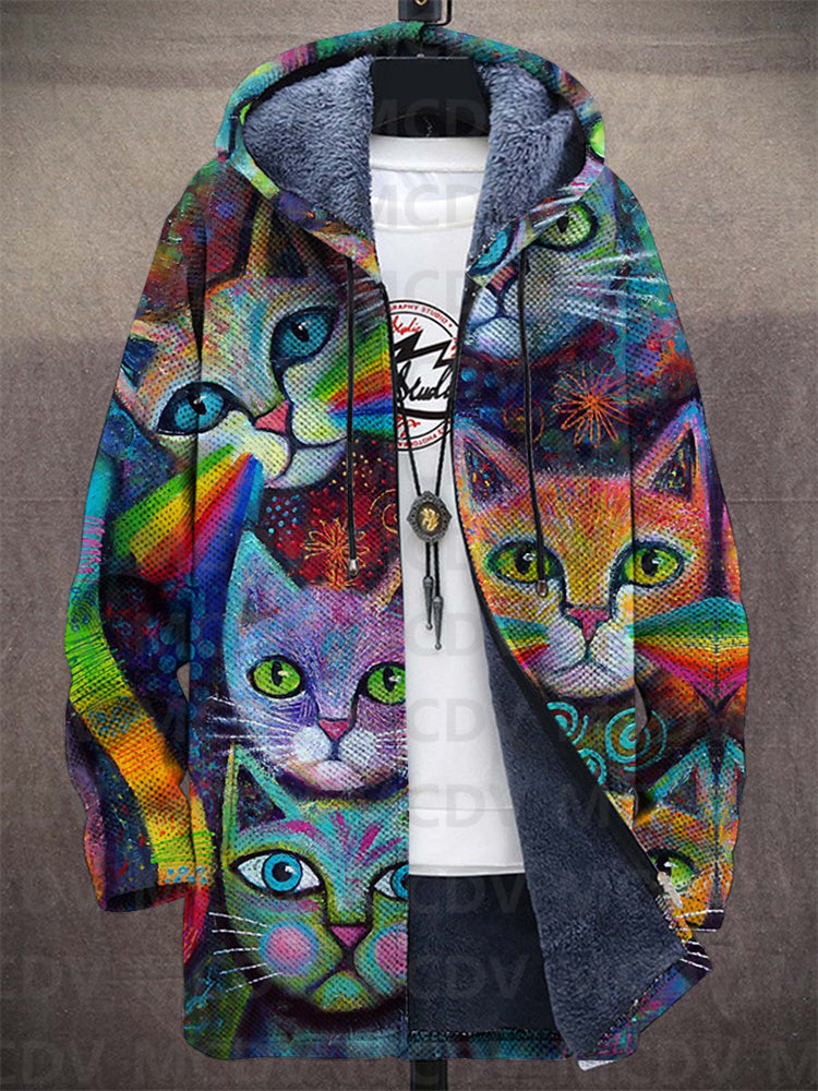 Lucas | Chaqueta unisex con capucha inspirada en arte de lujo