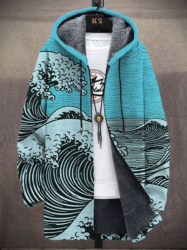 Nicolás | Chaqueta unisex con capucha inspirada en arte de lujo