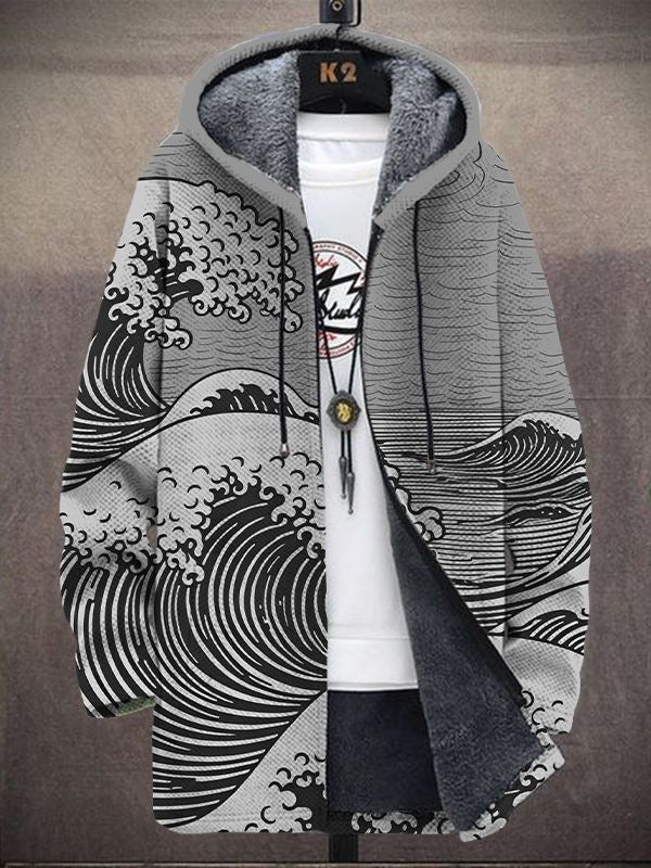 Nicolás | Chaqueta unisex con capucha inspirada en arte de lujo